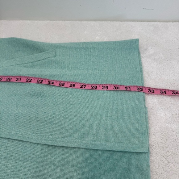 J Crew Vanessa Longline Open Front Cardigan Sweater Coat XXS Mint Green AC619 - Picture 12 of 12